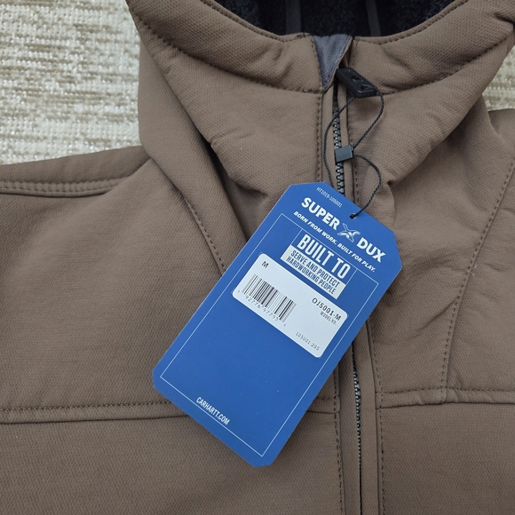 Carhartt Men's Super Dux Sherpa Lined Rain And Wind Defender Active Jacket - Picture 9 of 15